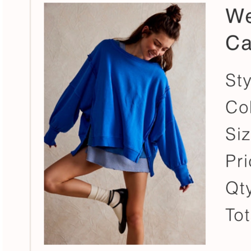 We The Free People Camden Sweatshirt